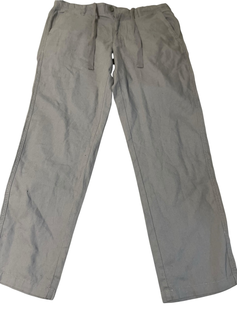 Marc Anthony Men's Light Gray Drawstring Chinos